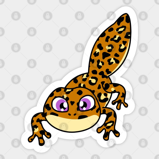 Leopard Gecko Sticker by CoreyUnlimited